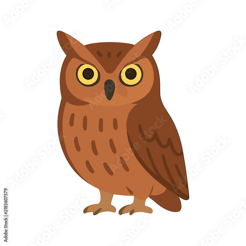 Cute Cartoon Owl Illustration
