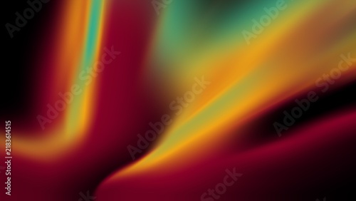 abstract freeform gradient background with colorful vintage soft blur defocused noise grainy red blue black liquid mid century modern colors airbrush copy space