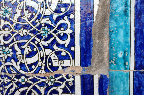 Cuadro en lienzo Mosaïque, Khiva, Ouzbékistan