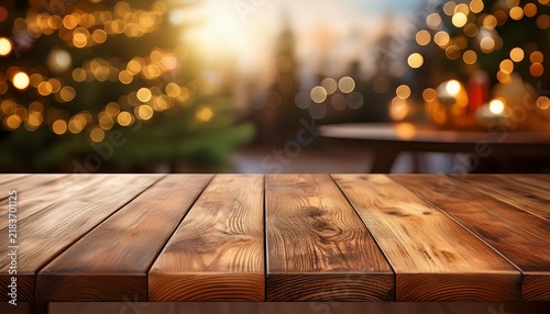 wooden table