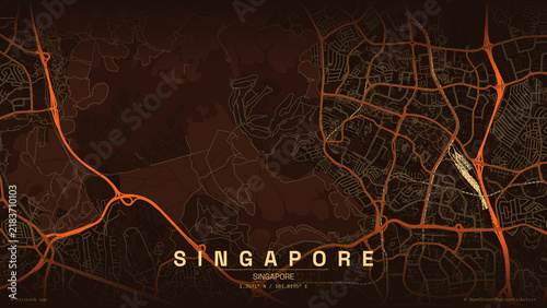 Photography Singapore ruby Map