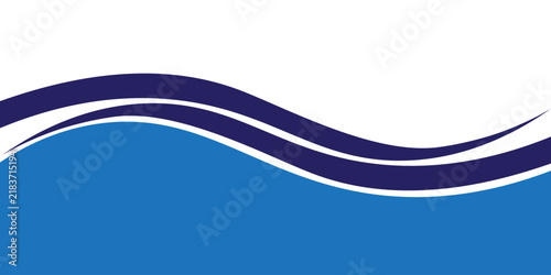 Corporate Wave Navy Blue Background Clean Ocean Professional