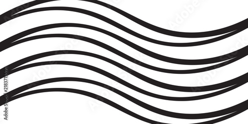 Multi Wave Line BW Pattern Soundwave Rhythm Movement
