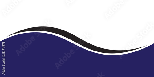 Dual Wave Navy Black Background Elegant Corporate Minimal