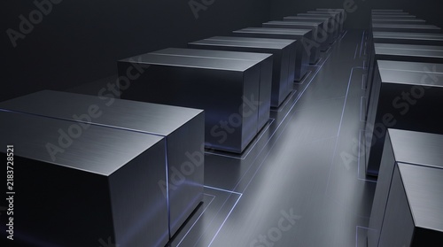 Modern Cloud Server Infrastructure Technology Generative AI