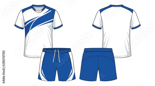 Sports Uniform Set Isolated