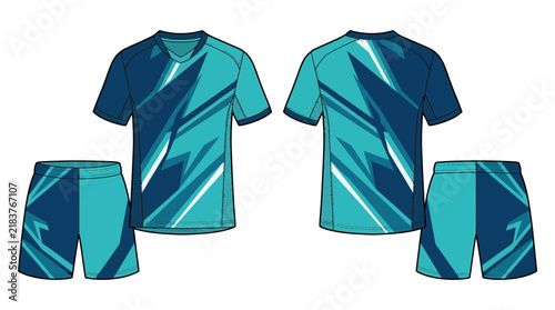 Sportswear Set Abstract Design
