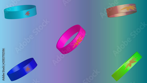 3d shape baselight gradient colour background