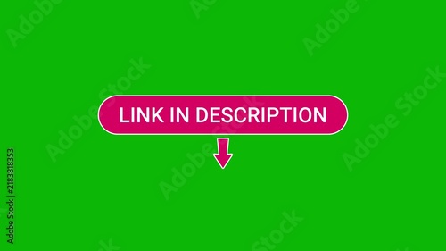Link in description button arrow animation video