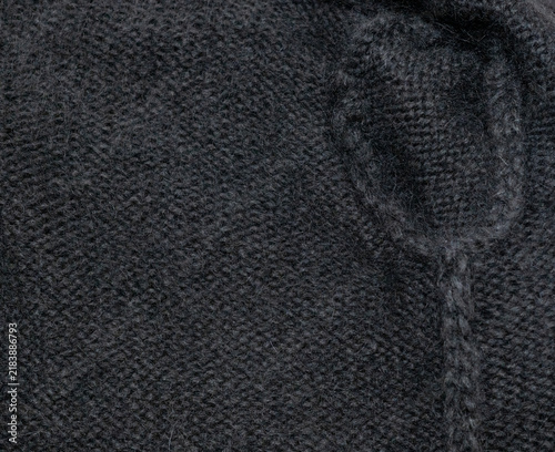 Flauschige Langhaar Grobstrick Mohair Strickjacke zur Hintergrund und Textur Nutzung