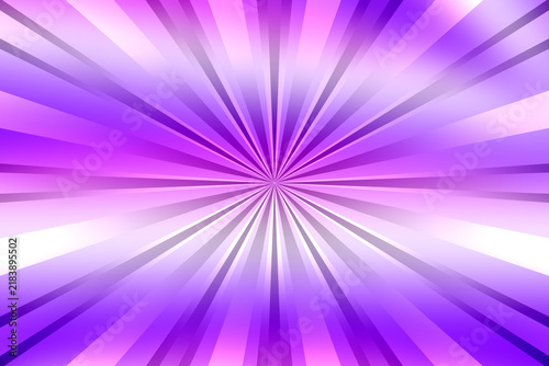 Abstract purple sunburst background with radiant light beams