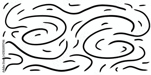 Obraz na plátne Fun line doodle seamless pattern