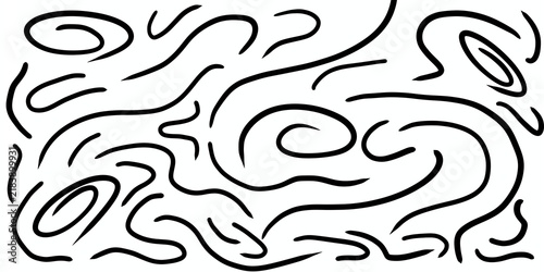 Foto Fun line doodle seamless pattern