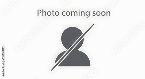 User placeholder icon with photo coming soon text