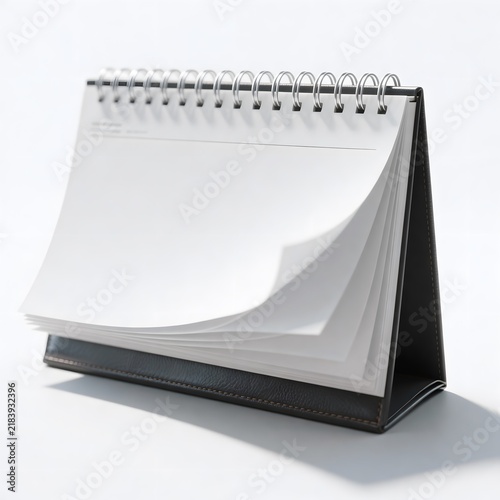 Blank desktop calendar for business scheduling