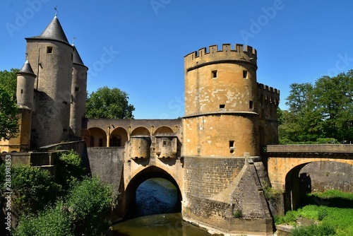 La Porte des Allemands dans l’ancienne enceinte fortifiée de la ville de Metz