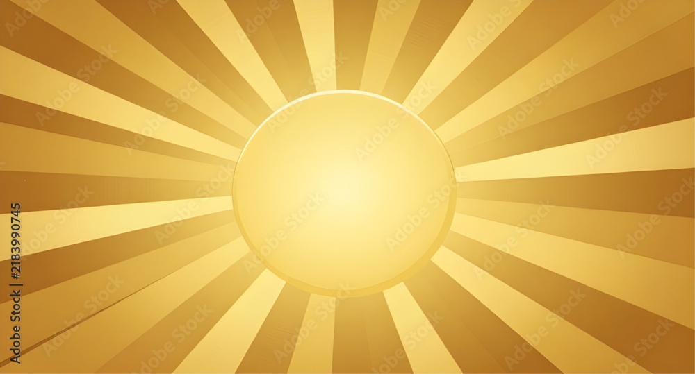 Fototapeta premium Sun, sunrise, desert, warm yellow gradient, golden glow, bright sunshine, desert warmth, golden sky backdrop, radiant light effect, soft color transition, vivid yellow rays, warm light background, glo