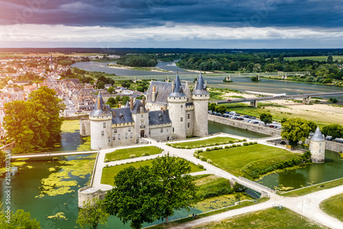 Château de Sully‑sur‑Loire, located in the Loiret department of the Centre‑Val de Loire region in France, is a medieval riverside fortress known for its towers and scenic views along the Loire River.