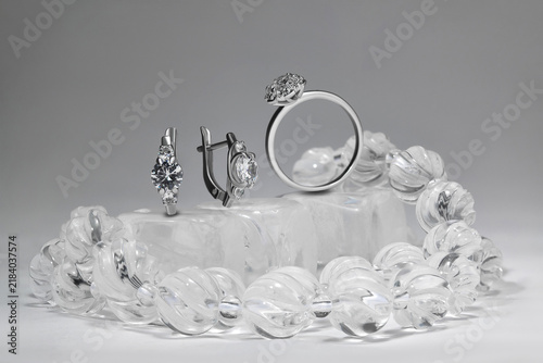 Konstfotografi Elegant jewelry set