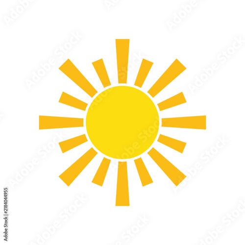 sun logo icon template