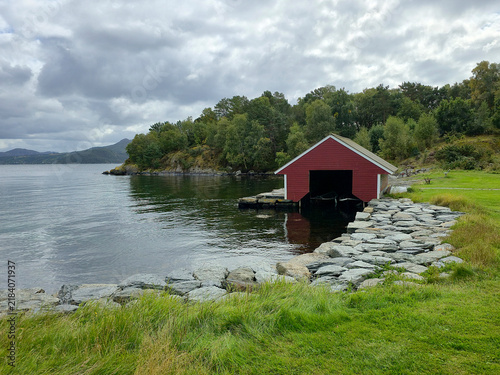 Konstfotografi Boat shed (Naust), Stavanger, Norway