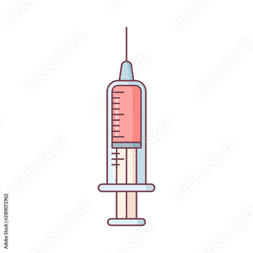 syringe with needle