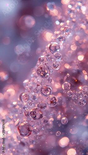 Translucent gel with suspended microcapsules creating temporary transparency waves in laboratory abstraction