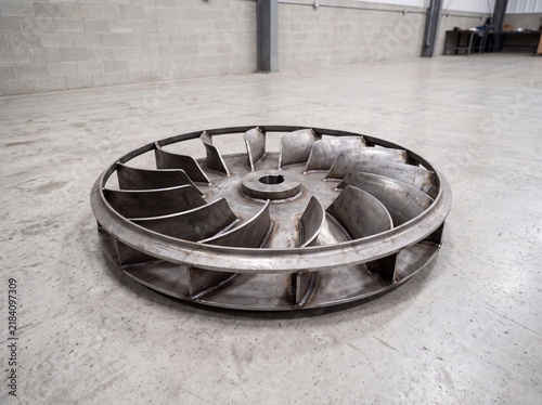 Industrial Blower Fan Impeller Wheel with Curved Steel Blades
