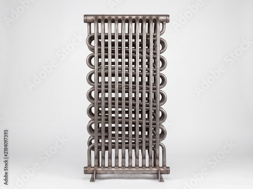 Industrial Boiler Superheater Tube Bundle Array in Factory Setting