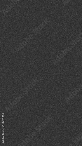 Old TV screen noise texture with gray analog static signal. Retro television display background with fine bad signal grain distortion loop. Vintage electronic broadcasting failure screen