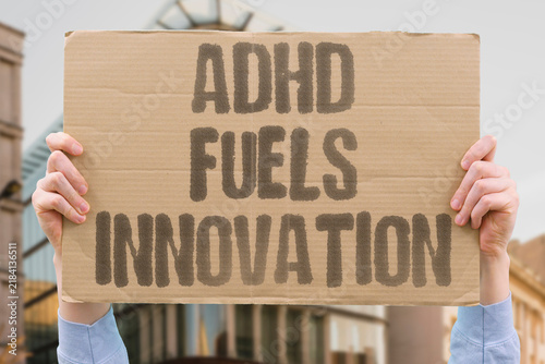 Fotografía "ADHD fuels innovation" Divergent thinking produces creative solutions