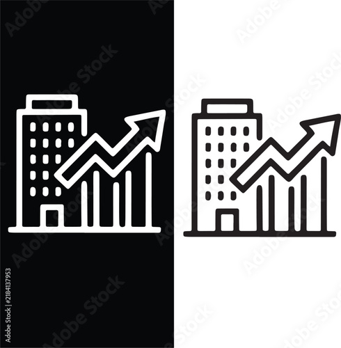 Corporate Web Icon Set in Linear Style