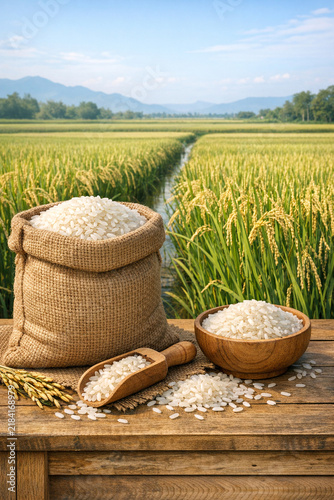 Harvest grains from farm fields