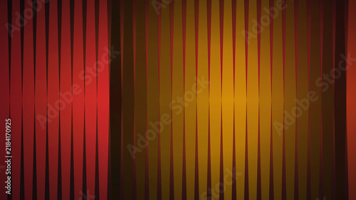 Abstract Angled Kinetic Slanted Stripes Background with Sharp Tapered Blades in Crimson Sunset & Gold - Modern Angled Diagonal Waves 3D Vector Graphic