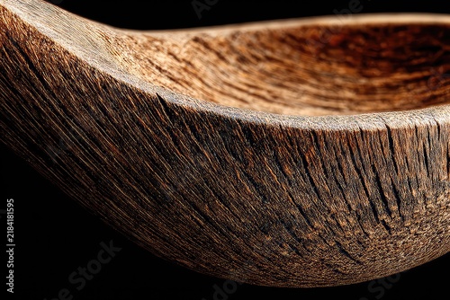 A high quality photo of a wooden spoon emphasizing