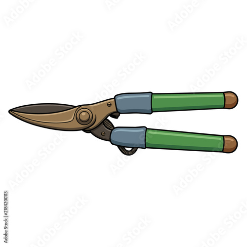 Pruning scissor vector illustration