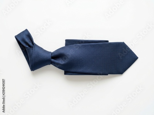 Elegant Navy Necktie and Pocket Square Set