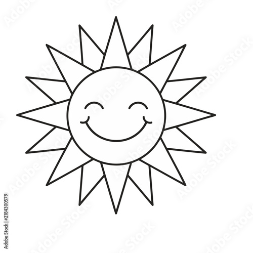 Smiling Sun Icon