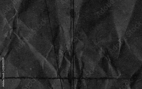 Photocopy crumpled texture with dust scratches and background, close up