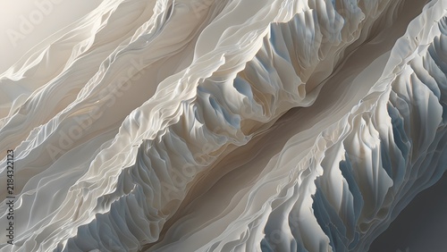 Abstract white desert sand dune ridges landscape texture stock photo