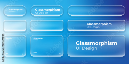 Liquid glass morphism frame with transparent button and rectangle shape. 3D UI effect with bubble light icon on glassmorphism background. Transparent text box design for modern interface element
