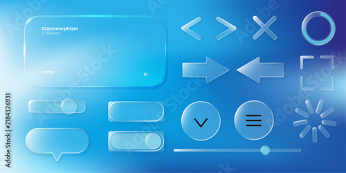 Liquid glass morphism frame with transparent button and rectangle shape. 3D UI effect with bubble light icon on glassmorphism background. Transparent text box design for modern interface element