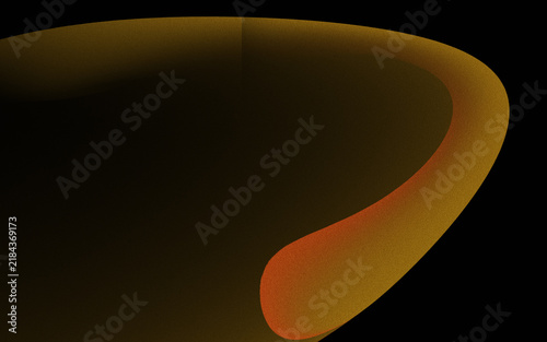 Abstract glowing gradient swirl isolated on white background