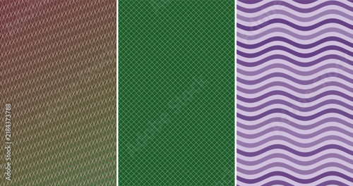 Abstract wavy geometric pattern in pastel colors Vector