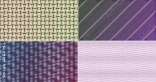 Abstract geometric pixel art background with gradient colors Vector