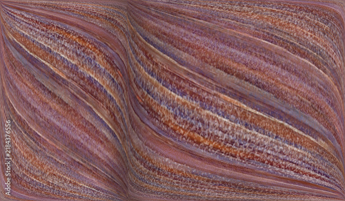 Foto Abstract earth texture with wavy reddish brown and purple strata layers