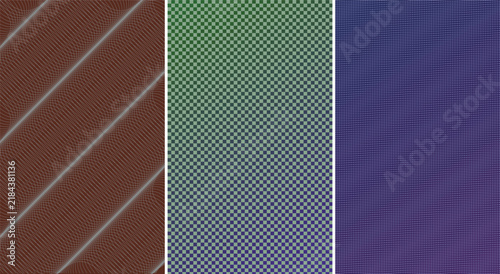 Geometric abstract pattern with diagonal lines and pixelated texture Vector