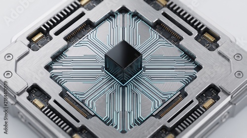 Quantum processor nexus top view