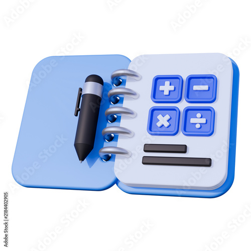 Accounting Book 3D Icon