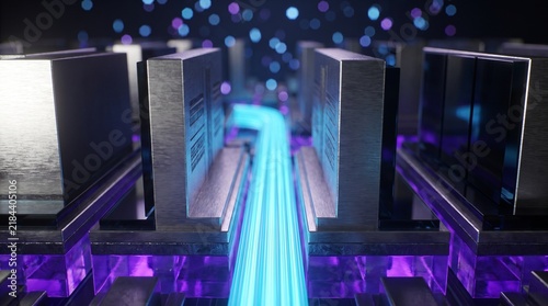 Quantum motherboard canyon view